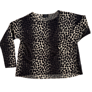 Liberté Essentiel Leopard Print Top Size Large/XL